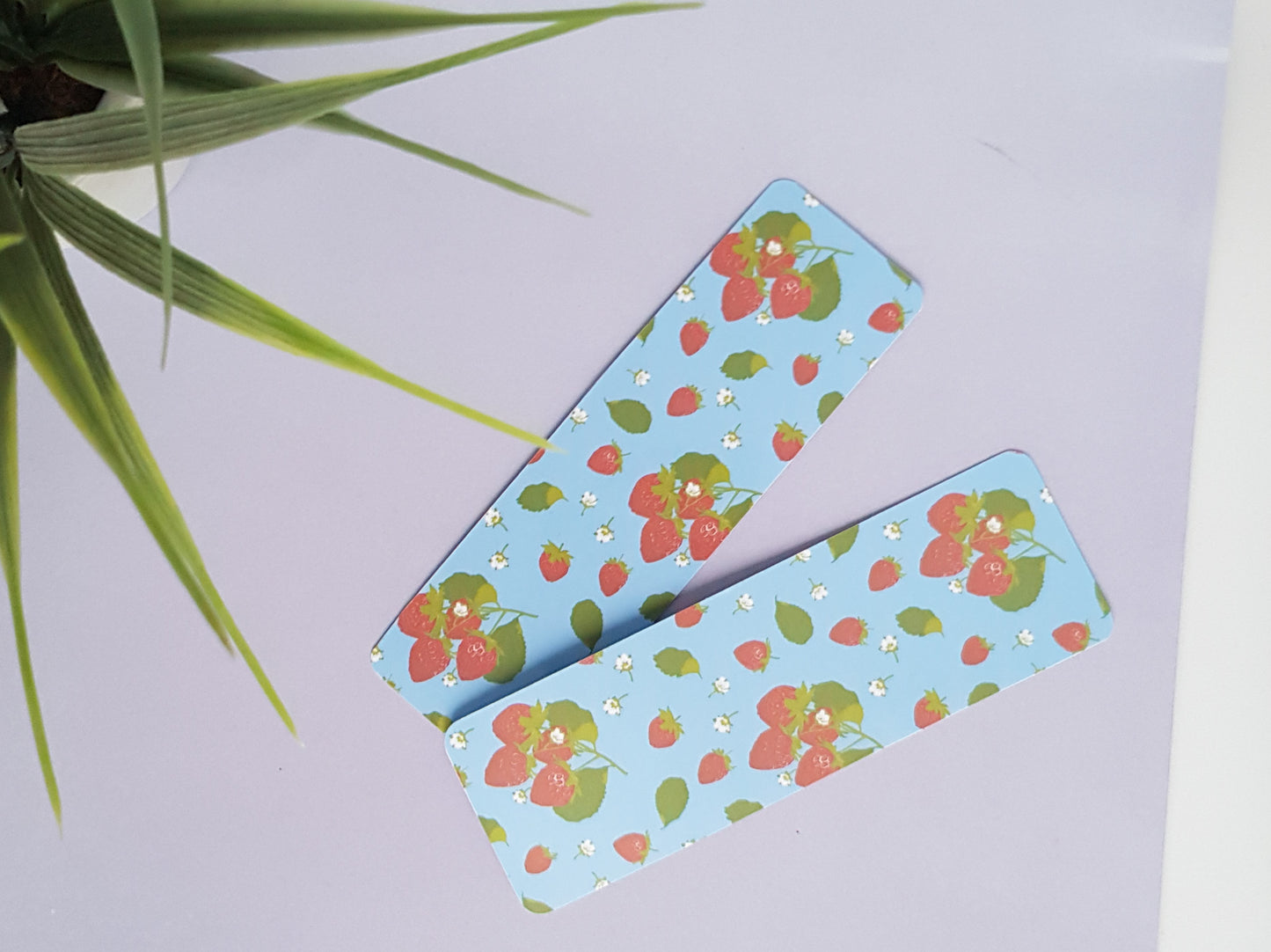 Strawberries Bookmark ~ Strawberry Planner Bookmark ~ Strawberry Stationery