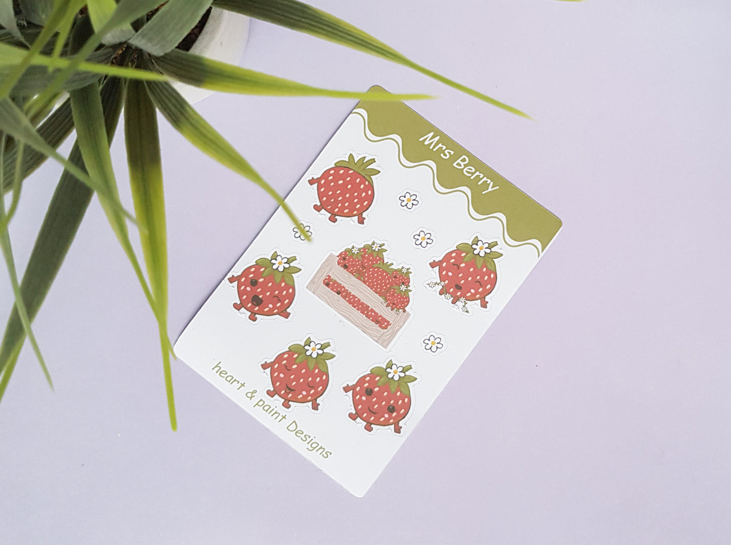Mrs Berry sticker sheet, planner stickers, bullet journal stickers