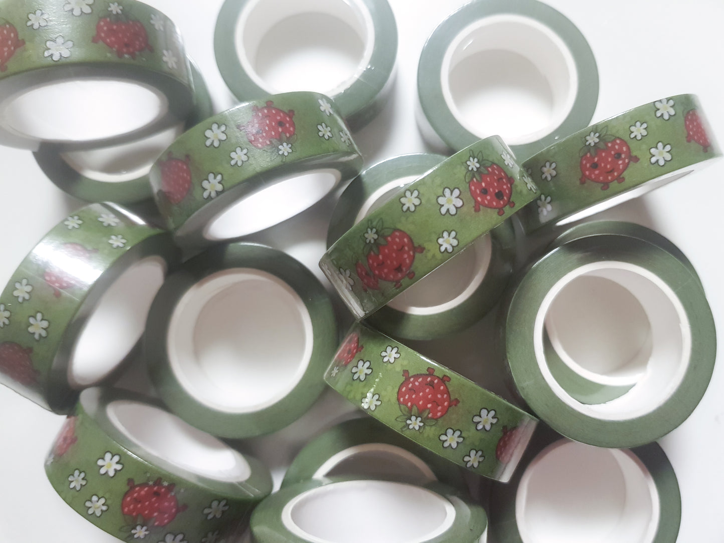 cute Mrs Berry Washi Tape, Washi Tape Strawberries, Scrapebooking, Journaling or Decoration