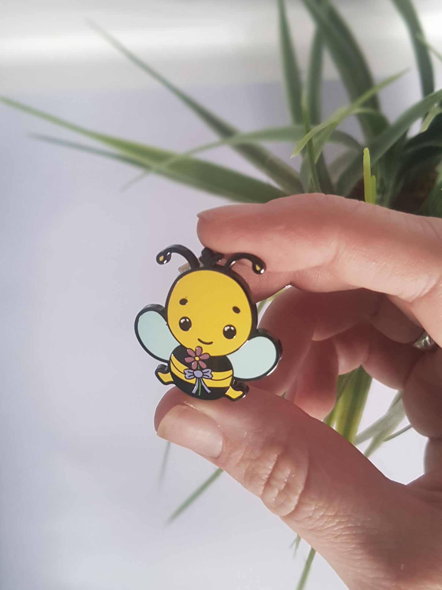 Mimi the Bee, enamel pin, lapel pin, decoration, jacket, backpack