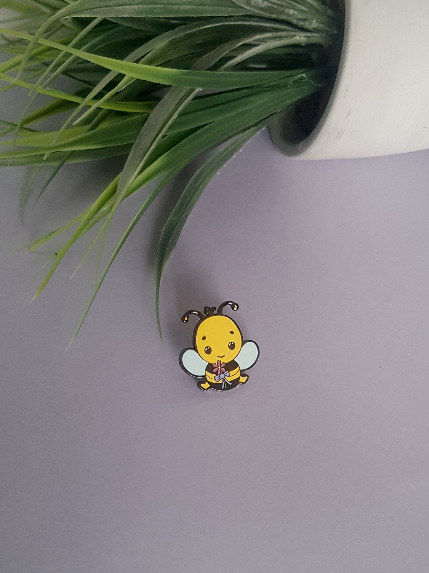 Mimi the Bee, enamel pin, lapel pin, decoration, jacket, backpack