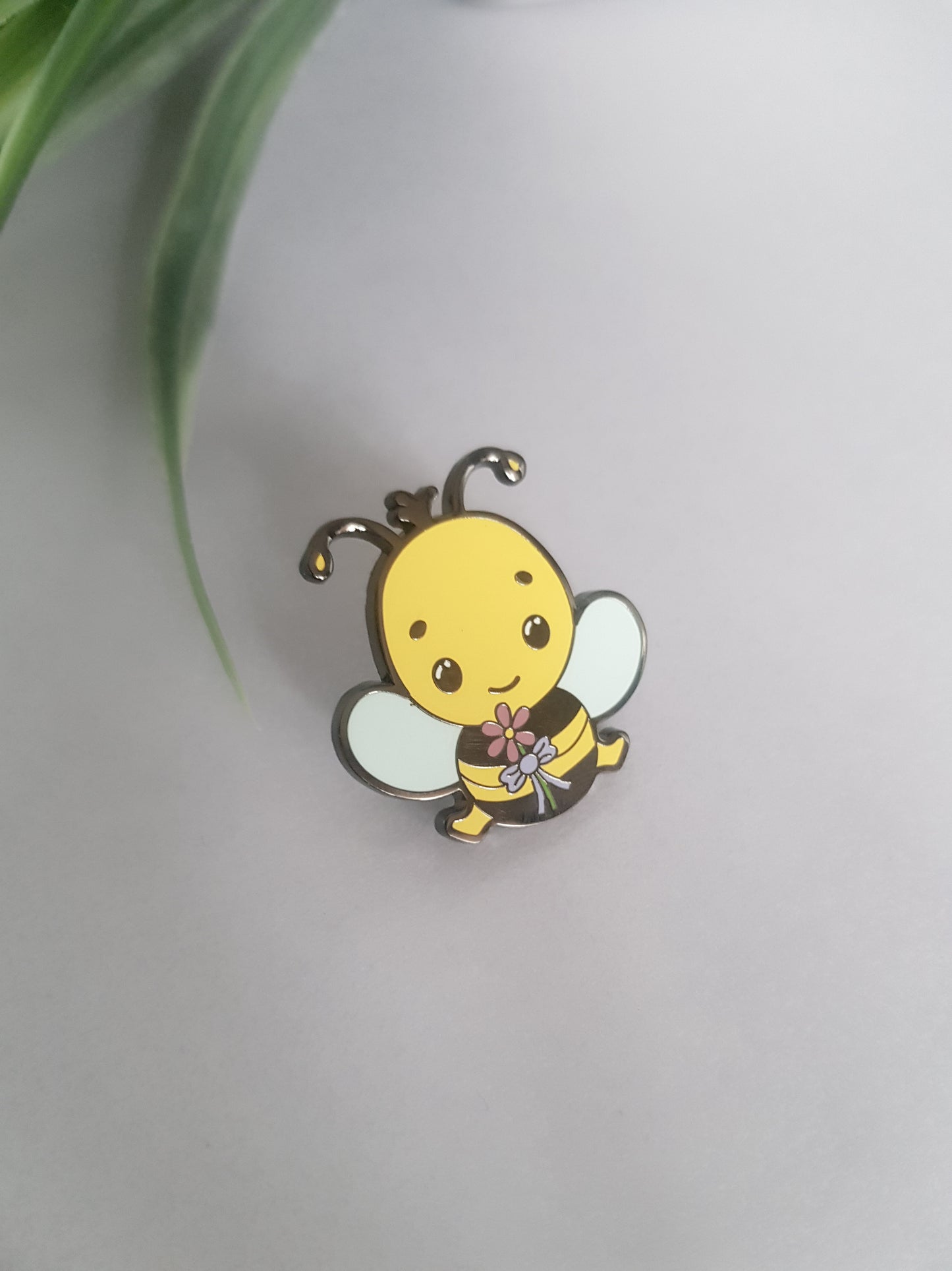 Mimi the Bee, enamel pin, lapel pin, decoration, jacket, backpack