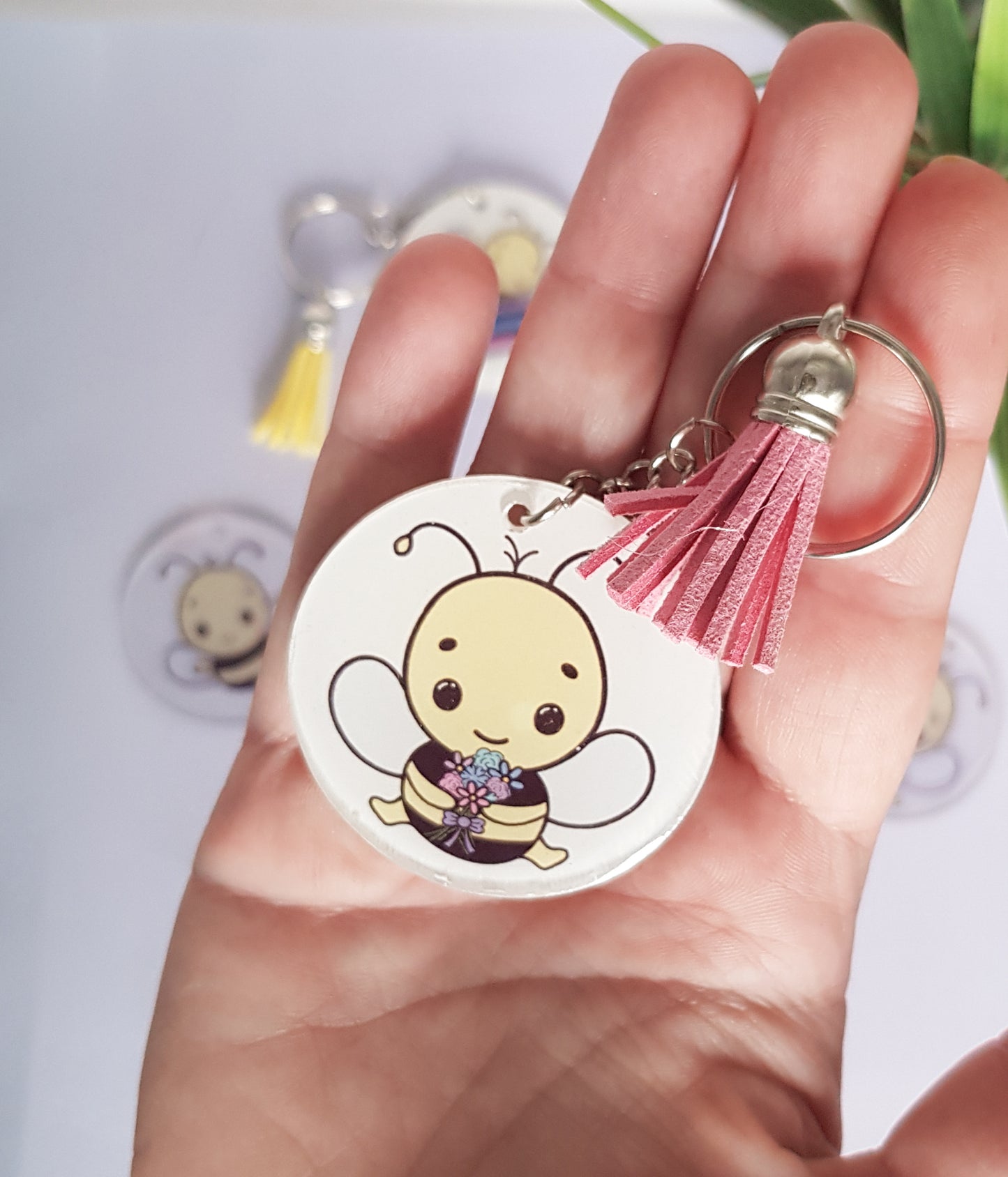 Keychain Mimi, the bee, key chain bee, gift, birthday, souvenir