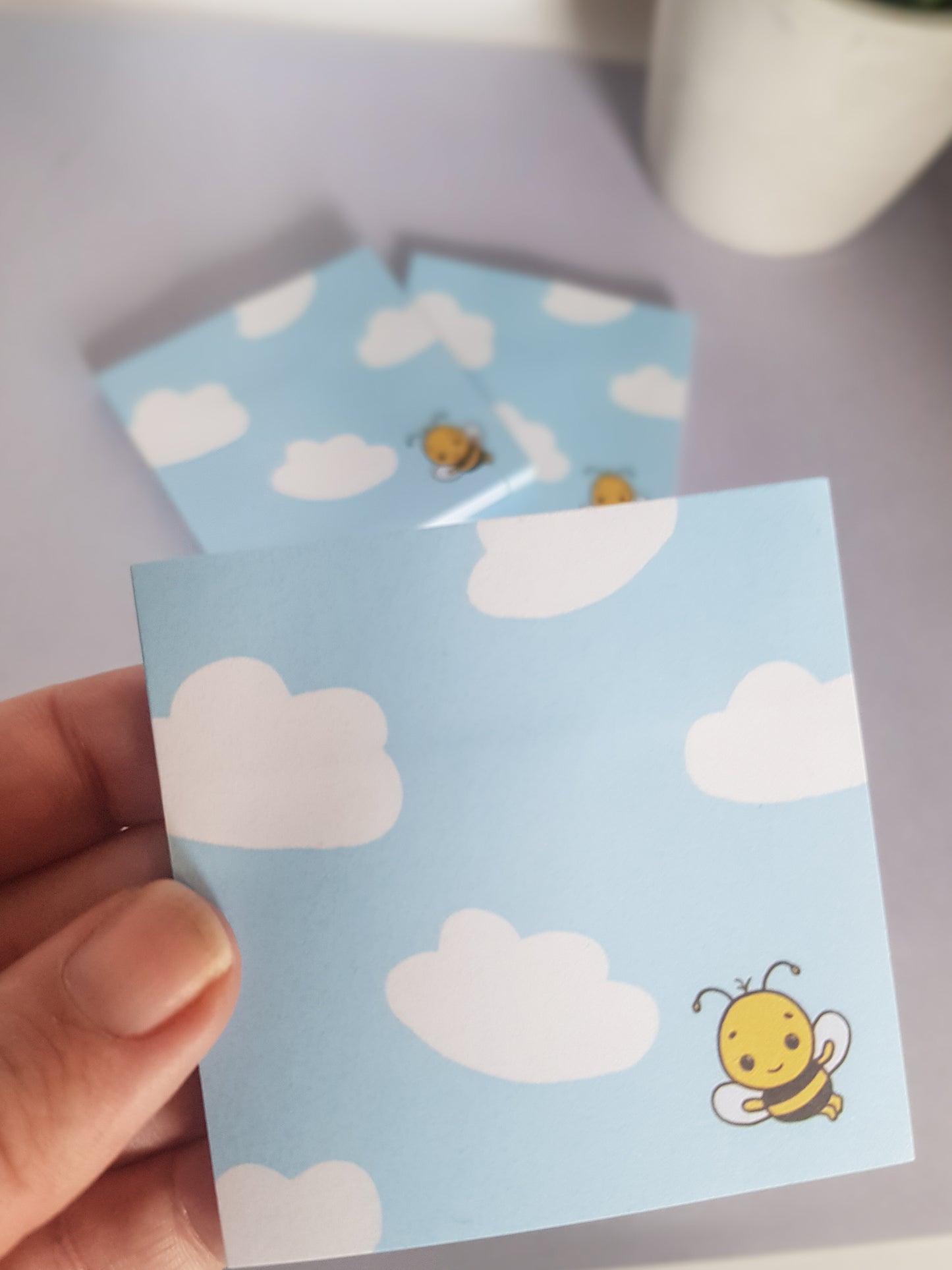 Mimi the Bee Sticky Note, Post it Notepad, Cute Memo Pad, Sticky Note Pad, Planner Sticky Note, Bee Sticky Note