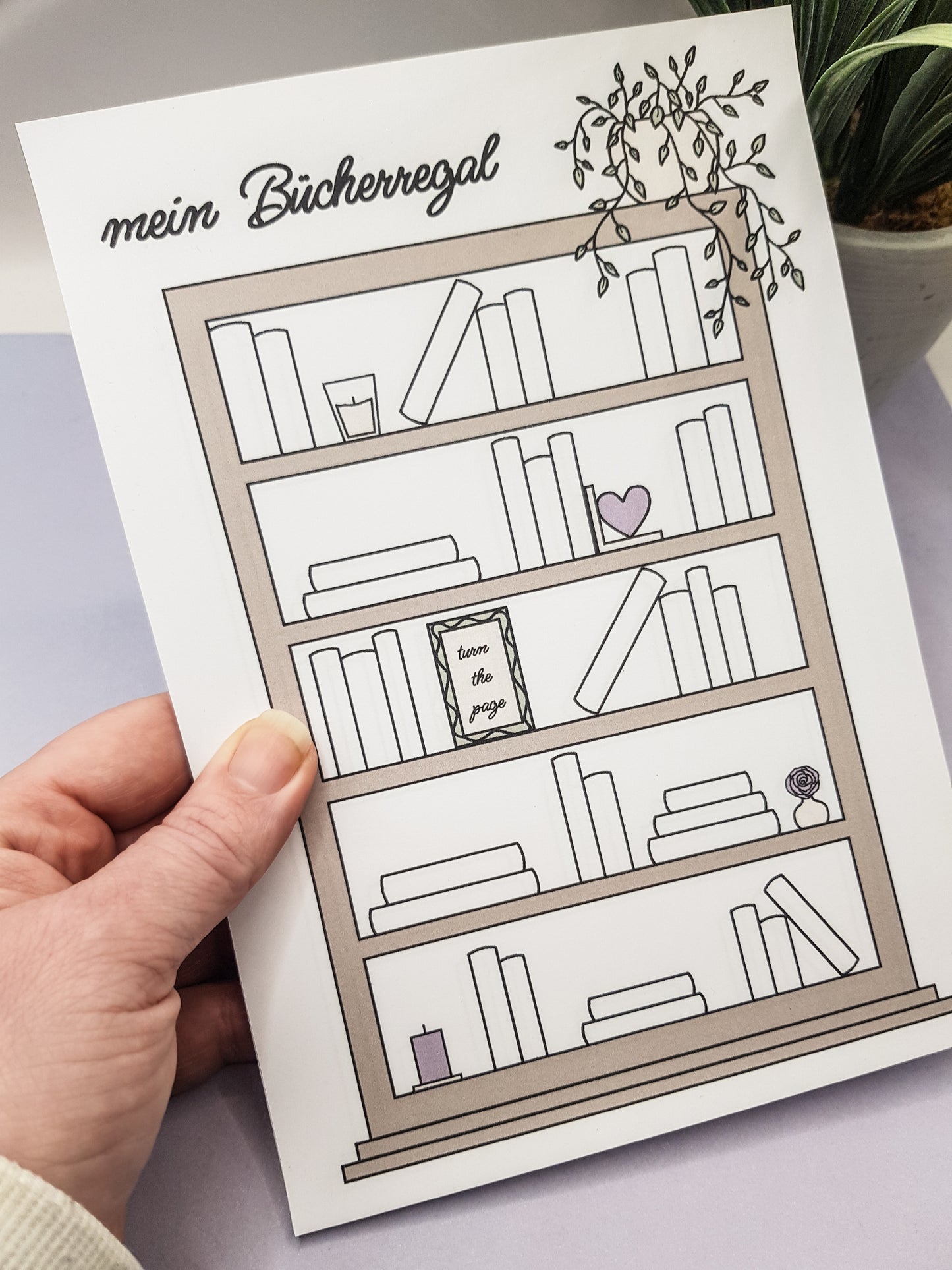 Buchtracker A5 – „Mein Bücherregal“