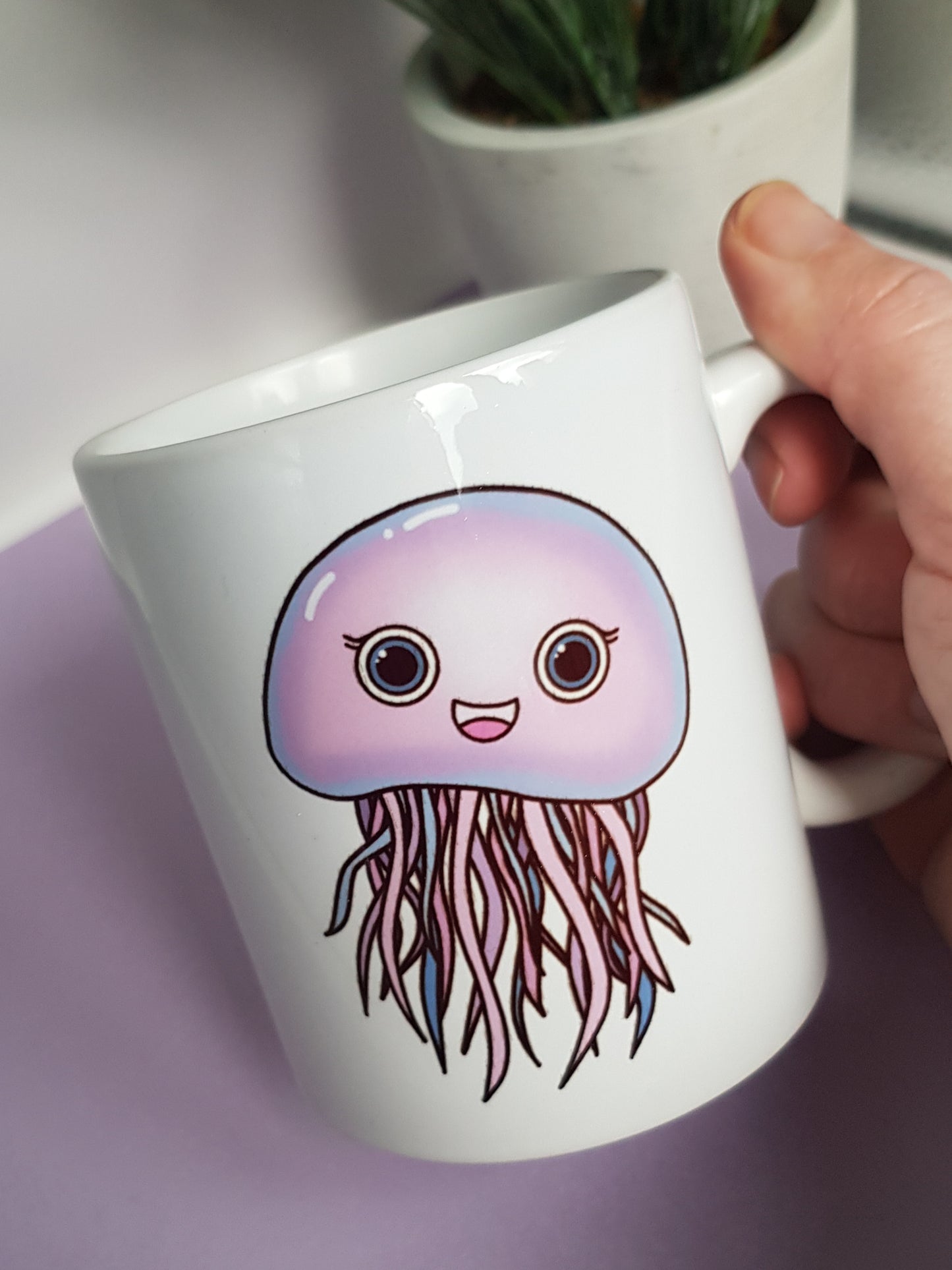 Tasse Qualle