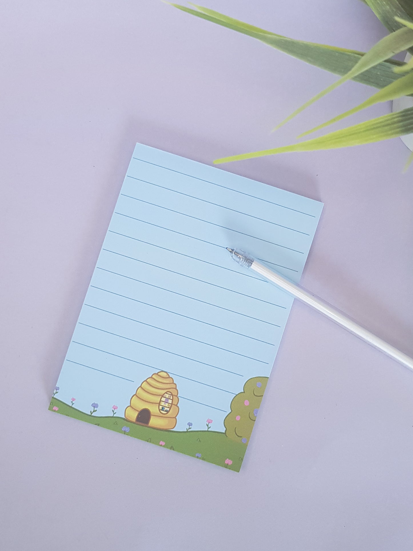 cute A6 notepad, Honey library notepad