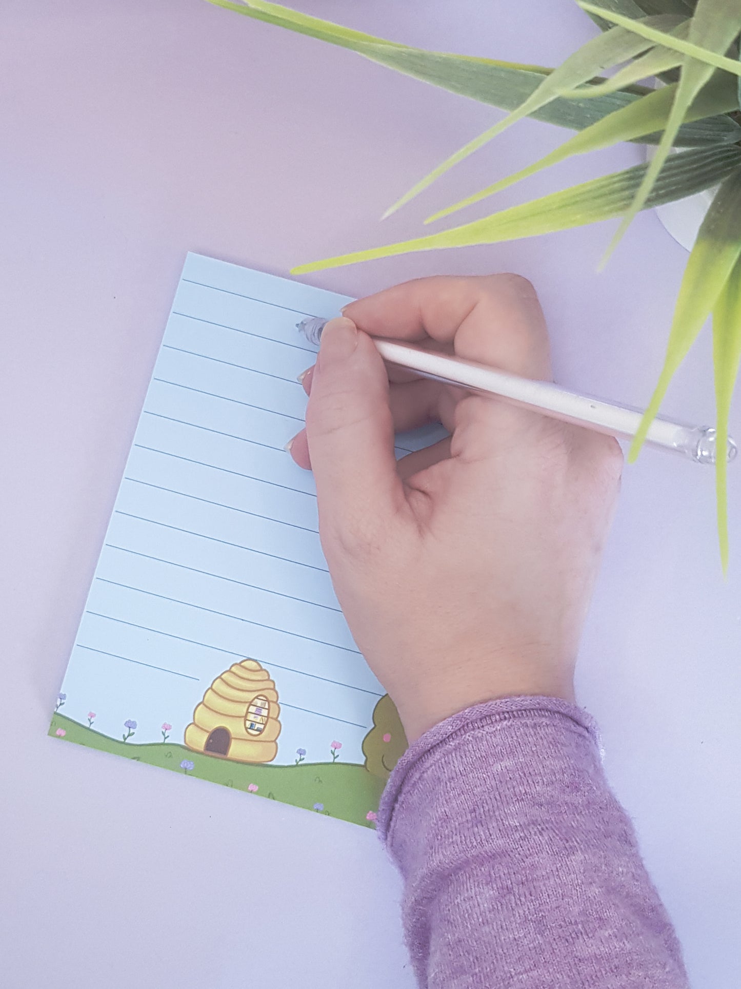 cute A6 notepad, Honey library notepad