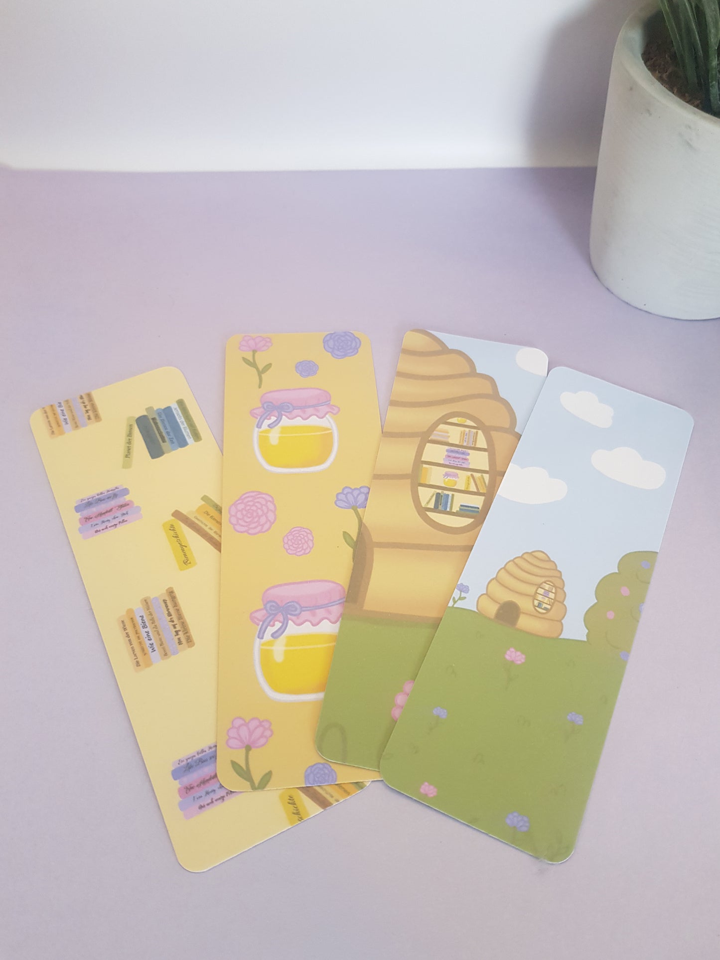 Honey Library Bookmark ~ Honey Library Planner Bookmark ~ Honey Library Stationery