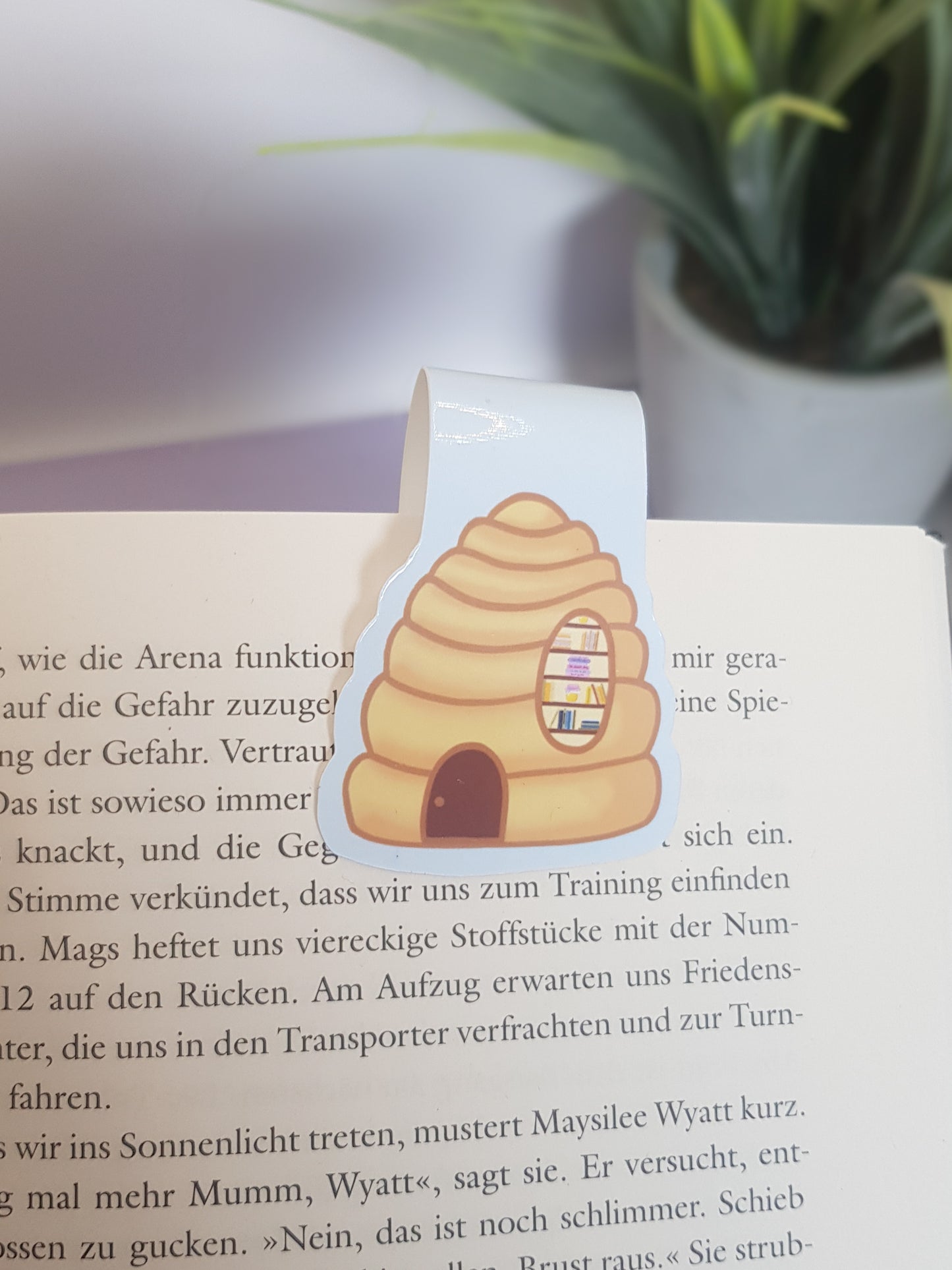 magnetic bookmark Honey Library, Honig Libary