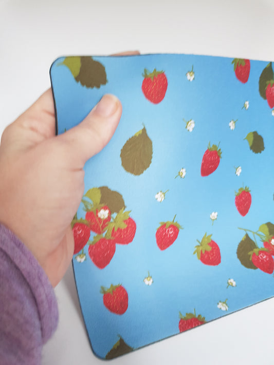 Tapis de souris Tapis de souris Fraises, Tapis de bureau, Tapis de bureau, Cadeau