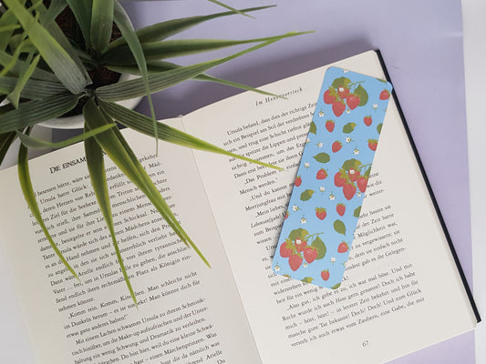 Strawberries Bookmark ~ Strawberry Planner Bookmark ~ Strawberry Stationery