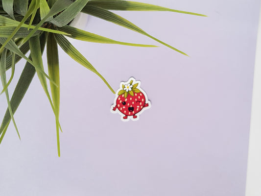 Mrs Berry Vinyl Sticker ~ Strawberry Laptop Sticker ~ Cute Die Cut Sticker