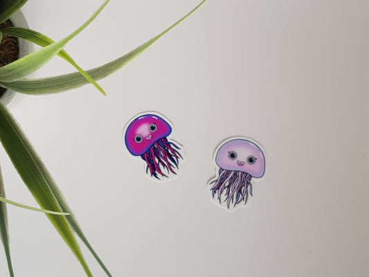 Jellyfish Sticker - Laptop Sticker ~ Cute Die Cut Sticker ~ Jellyfish Sticker
