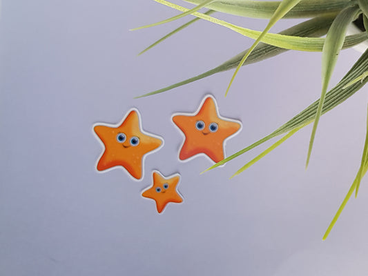 Starfish Sticker - Laptop Sticker ~ Cute Die Cut Sticker ~ starfish sticker