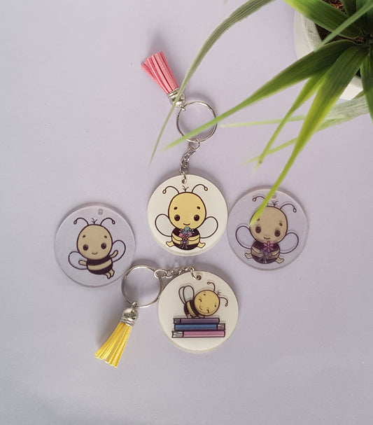Keychain Mimi, the bee, key chain bee, gift, birthday, souvenir
