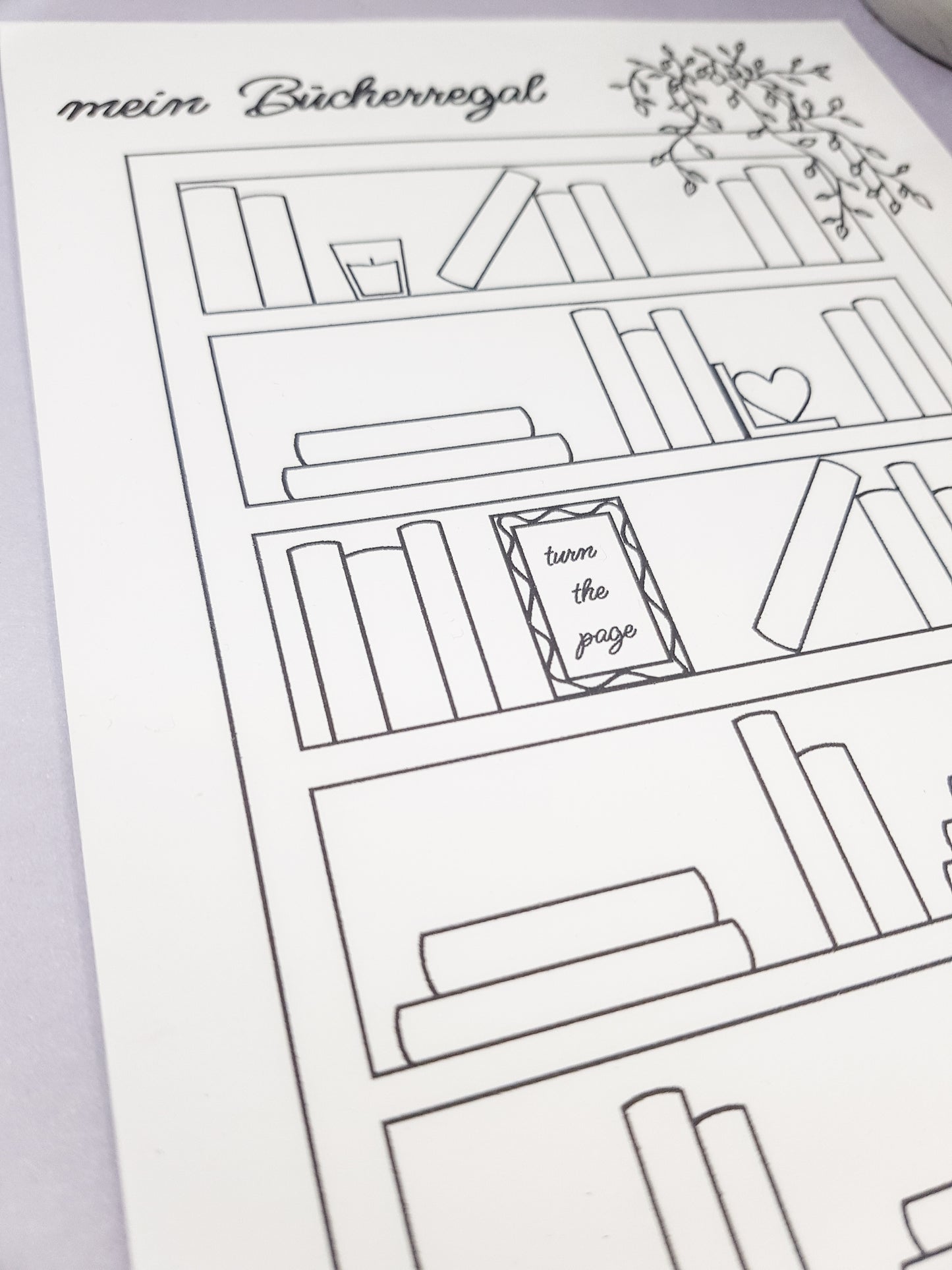 Buchtracker A5 – „Mein Bücherregal“