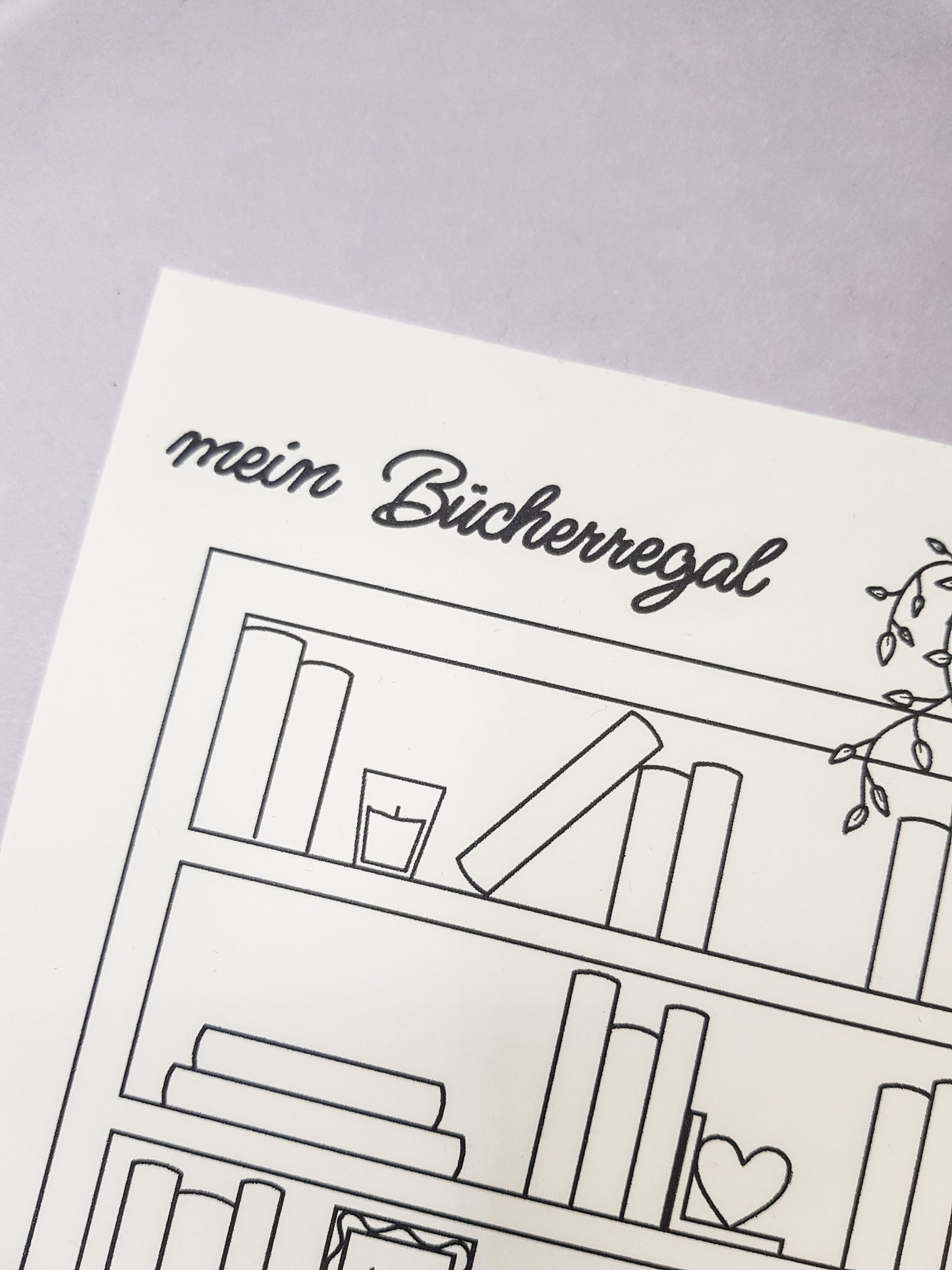 Buchtracker A5 – „Mein Bücherregal“