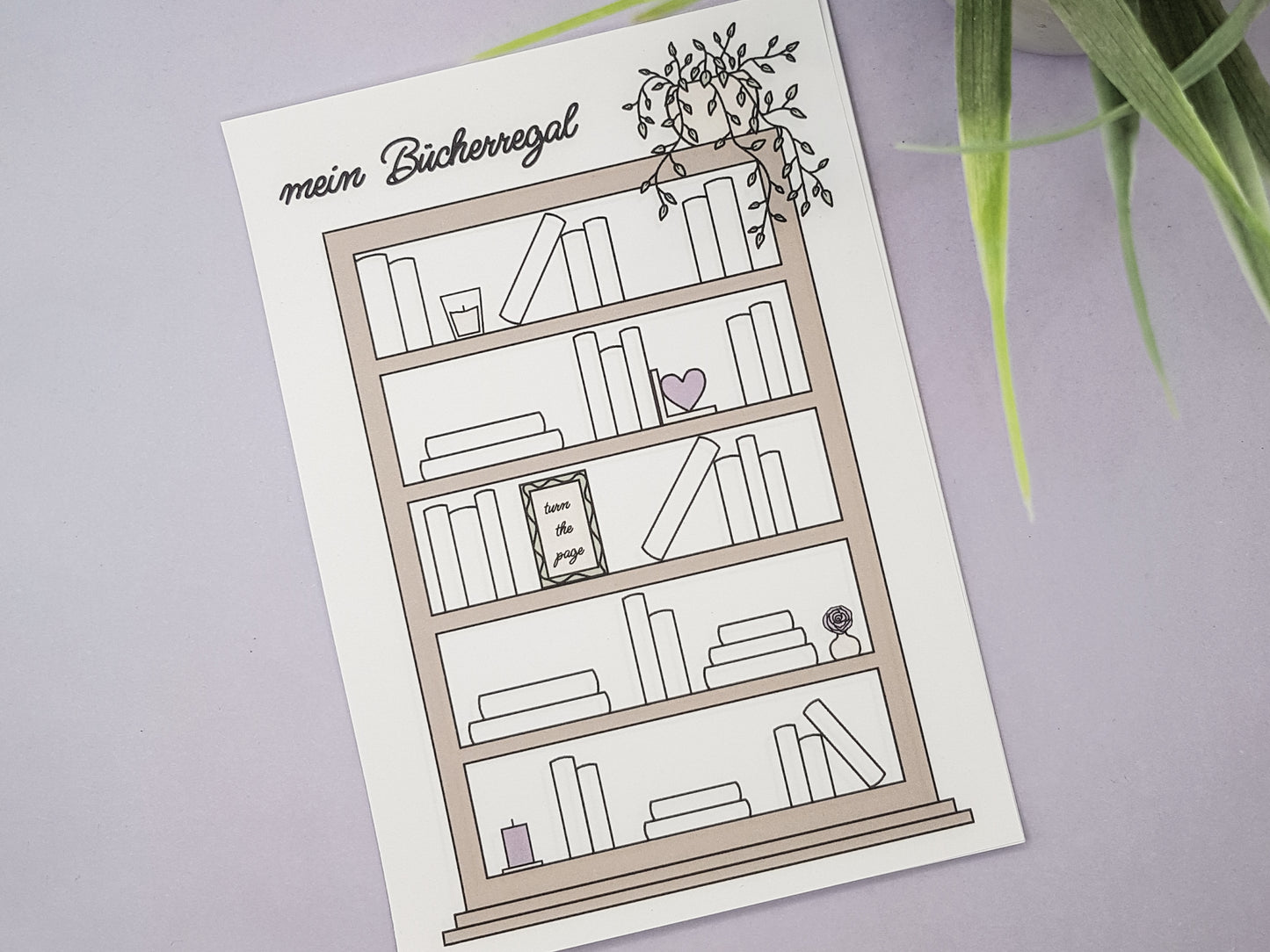 Buchtracker A5 – „Mein Bücherregal“