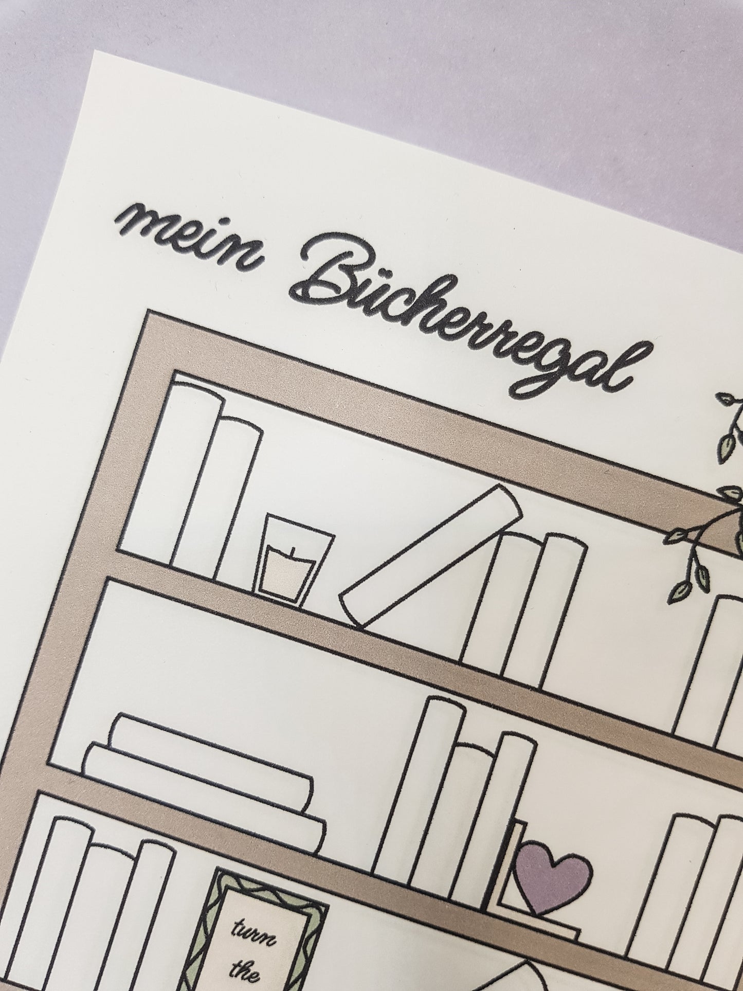 Buchtracker A5 – „Mein Bücherregal“