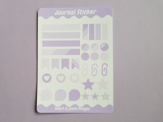 Stickerbogen  Journal
