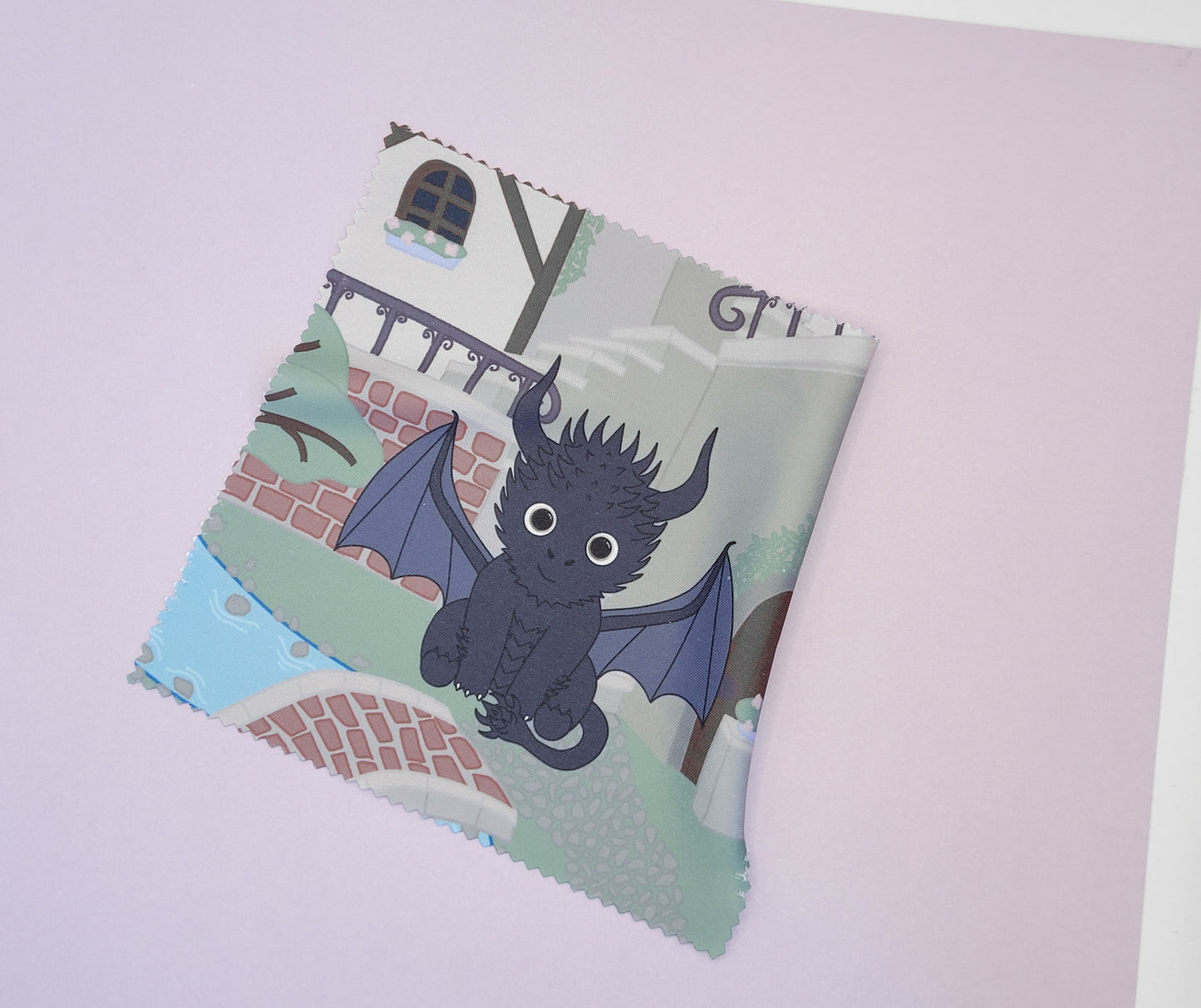 Brillenputztuch Taro der Drache