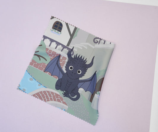Brillenputztuch Taro der Drache