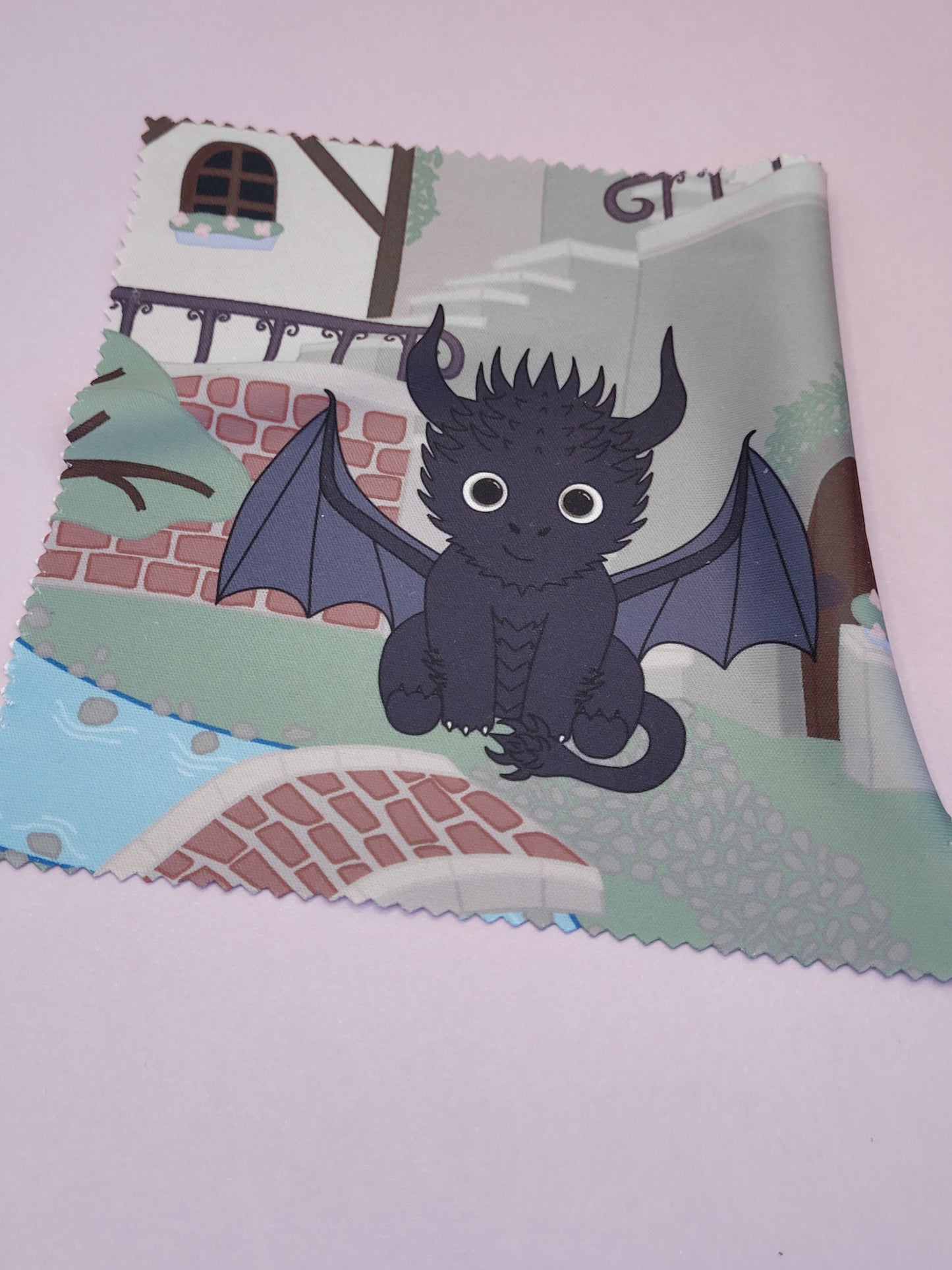 Brillenputztuch Taro der Drache