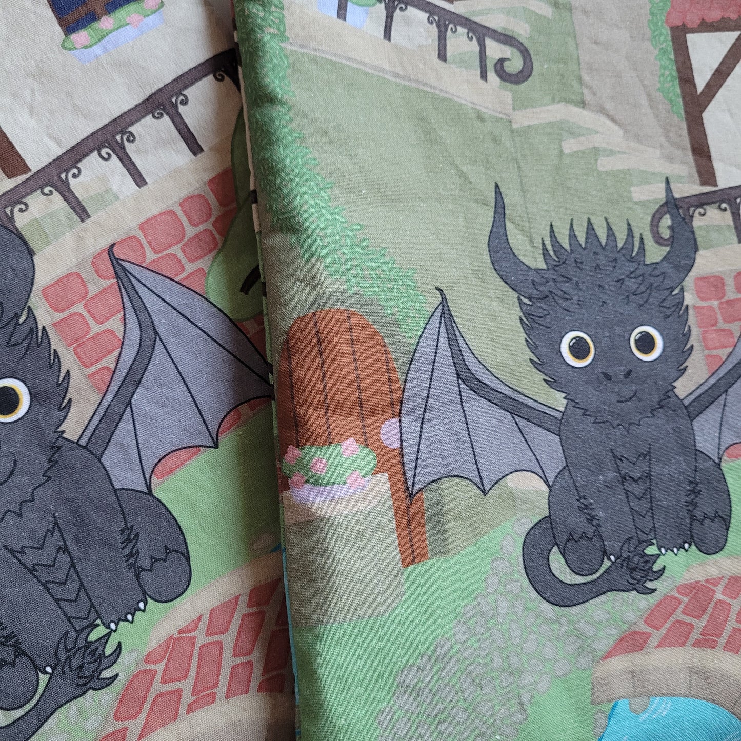 Buchtasche Taro der Drache, Buchhülle, Book sleeve