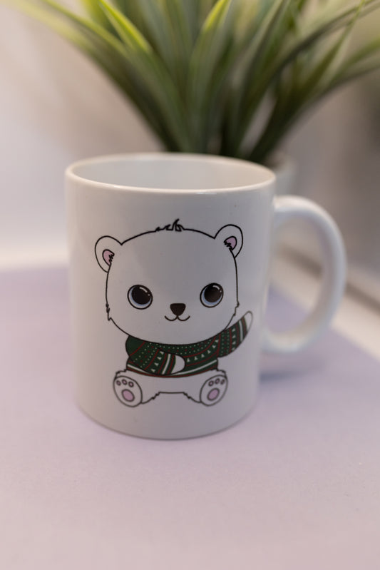 süße Tasse, Weihnachtspullis & Eisbär, cute christmas mug