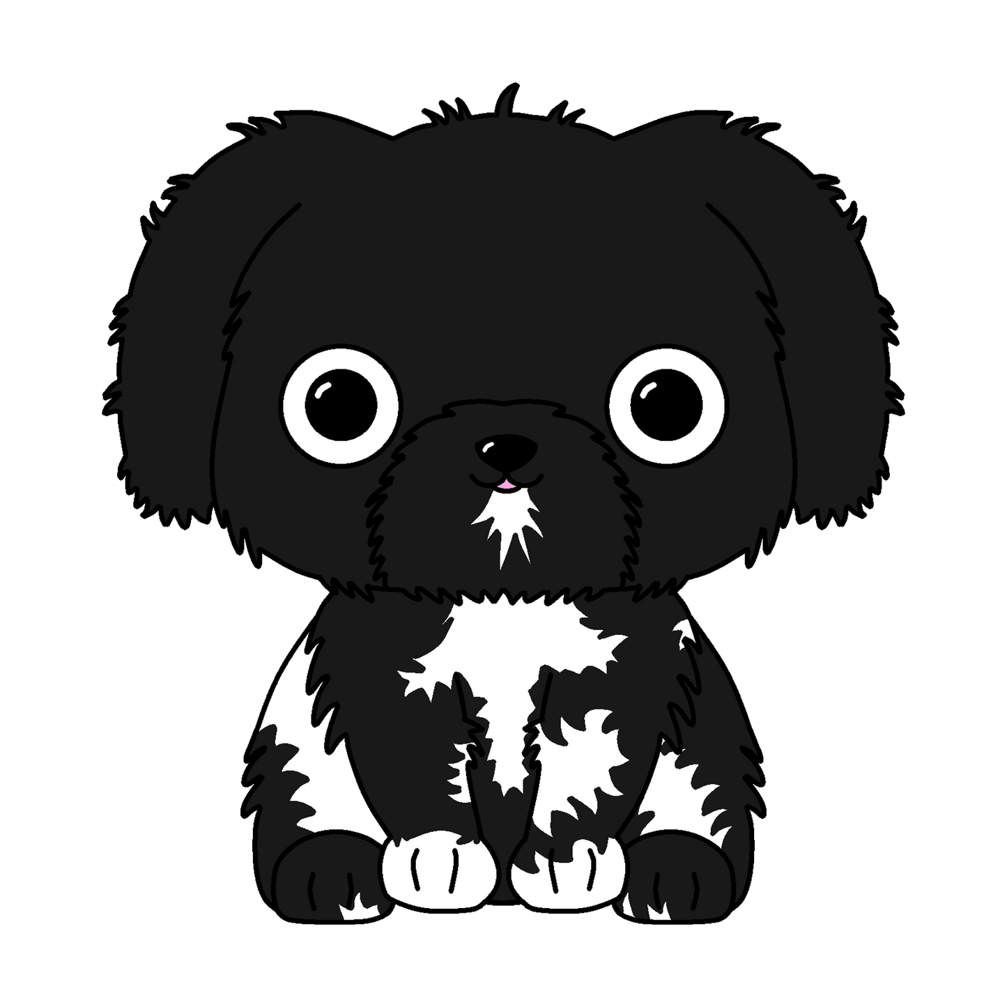 Brillenputztuch Hund