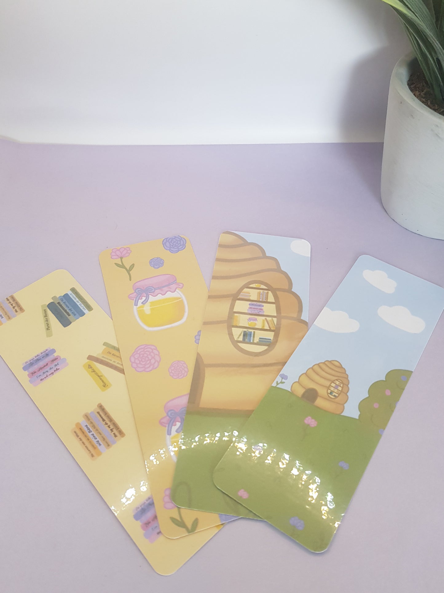 Honey Library Bookmark ~ Honey Library Planner Bookmark ~ Honey Library Stationery